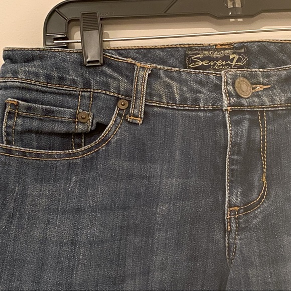 2/$35 Seven7 Women’s Flare Jeans size 29 - Picture 5 of 8